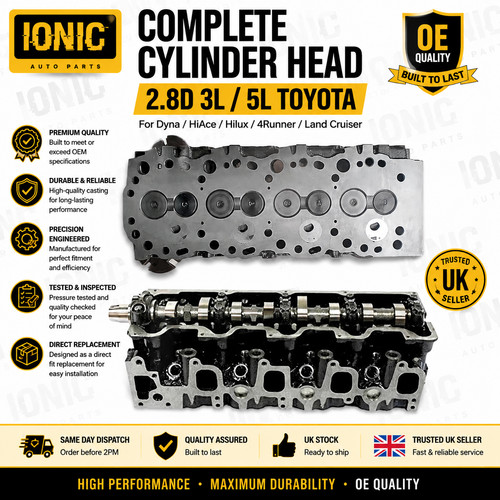Complete cylinder head 3l - cylinder,