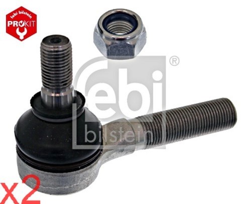 Front tie rod end - front, febi x2